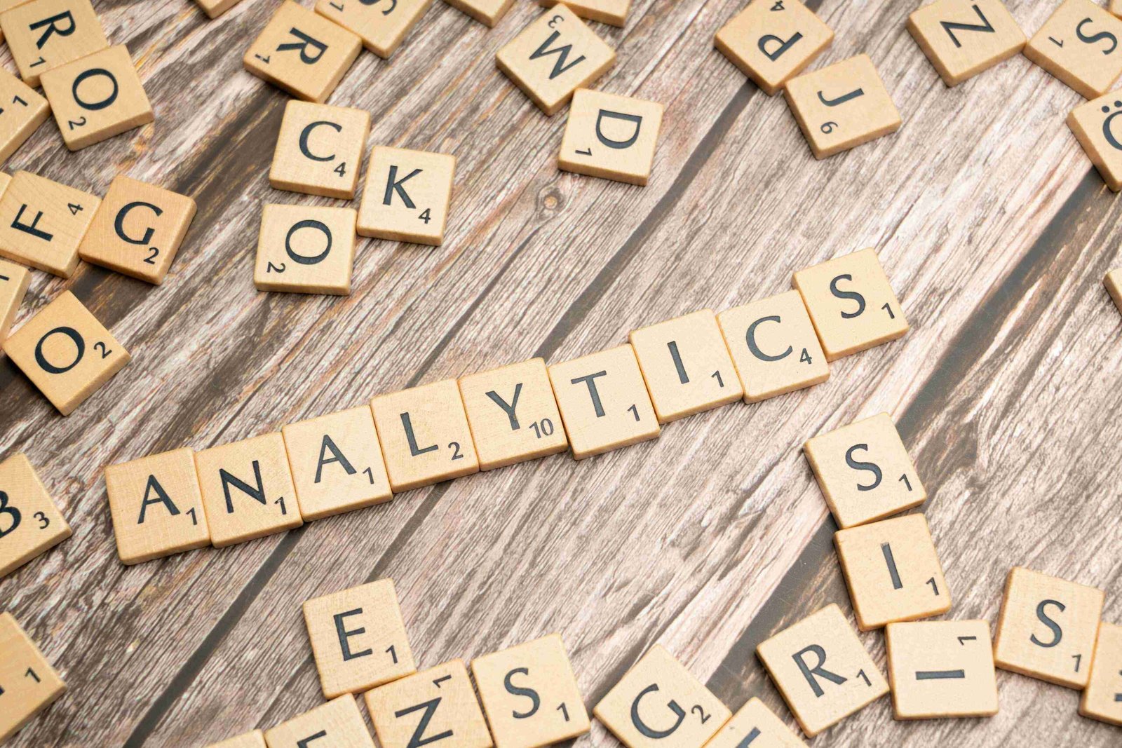 domicity.com Home Page analytics spelled with Scrabble image